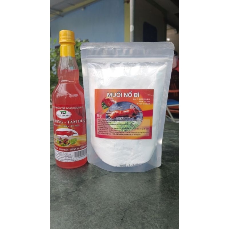 Combo Muối Nổ Bì + Dấm Hồng