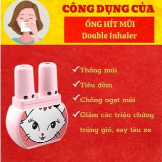 [Combo] 12 Ống hít mũi đôi Double Inhaler Thái Lan