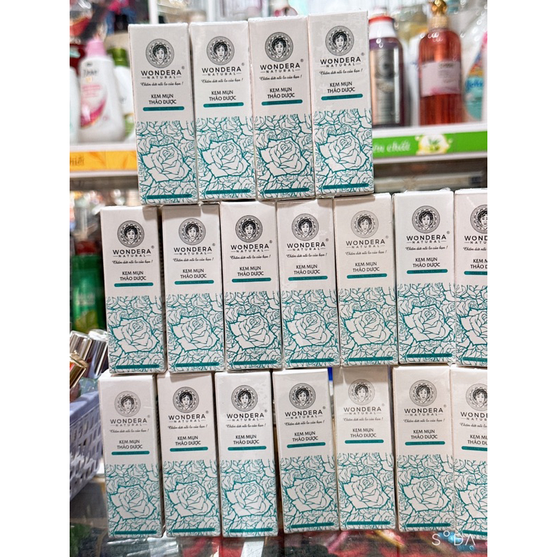 [BÁN CHẠY ] KEM GIẢM MỤN - THÂM SIÊU TỐC THẢO DƯỢC WONDERA ( HÀNG CTY) TUÝP 30g