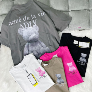Áo thun AVLD in hình Gấu dễ thương, áo thun unisex form rộng chất liệu cotton 2 chiều.