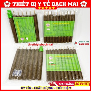 Nhang Ngải, Điếu Ngải - Hương Ngải Nhung Hỗ Trợ Điều Trị Đông Y - Gói 10, 7 Cây