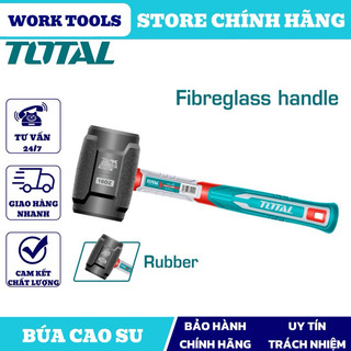 Đồ nghề total búa cao su 220g tht76816 / 450g thruh6816