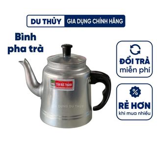 Ấm nhôm pha trà dung tích 500ml - 1500ml - 2000ml dùng làm bình pha trà quán cafe nhôm tốt thương hiệu Tân Đức Thành