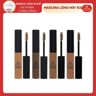 Mascara Lông Mày 3ce Eyebrow Mascara 4g Brown- Rose Brown- Gold Brown- Blondie Gold - Bebeau