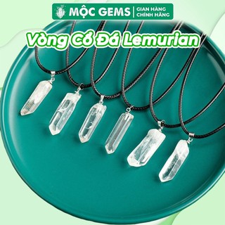  Vòng Cổ Đá Thạch Anh Lemurian Mộc Gems Giúp Thanh Tẩy Năng Lượng Xoa Dịu Tinh Thần Ổn Định Tâm Trí 