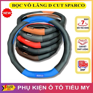 Bọc Vô Lăng D Cut Sparco Cho Xe Elantra, Kia, Seltol, Suzuki XL7,Vinfat vf34, kia Seltos...