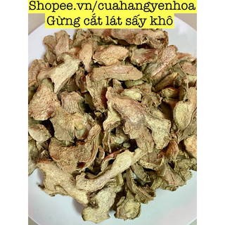 100g/500g Gừng Cắt Lát Sấy Khô