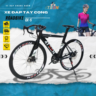  Xe Đạp Đua RoadBike 4TEEN CX-5 Khung Sườn Nhôm Vành 27,5inch Size Bánh 700c Trọng Lượng Siêu Nhẹ Chịu Tải Trọng Cao 