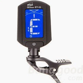 Tuner ET33, máy lên dây đàn, máy chỉnh nốt nhạc cụ