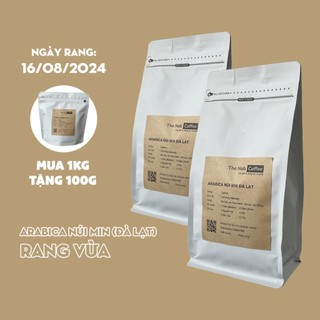 [Rang Vừa] Cà phê Arabica núi Min- Đà Lạt, phù hợp với Espresso, Phin, Moka pot, Staresso