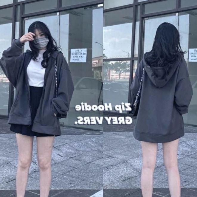 Áo Khoác Nỉ Trơn Basic - Áo Hoodie Có Mũ 2 Lớp Dày Dặn Nam Nữ