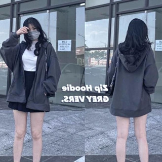 Áo Khoác Nỉ Trơn Basic - Áo Hoodie Có Mũ 2 Lớp Dày Dặn Nam Nữ