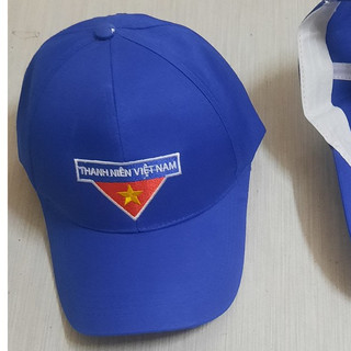 Nón kết đoàn logo thêu, Mũ đoàn thanh niên logo thêu