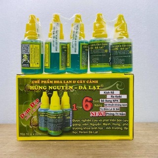Chế phẩm Hùng Nguyễn cho hoa lan và cây cảnh 6 in 1 10ml kích thích ra rễ