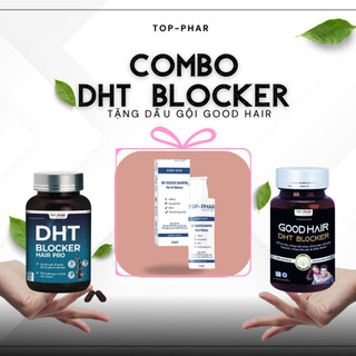  Combo dht blocker mọc tóc phục hồi hư tổn hói đầu mua nhiều tặng dầu gội goodhair 