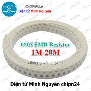 [25 con] điện trở dán smd 0805 5% (2.0x1.2mm) (1m 1m5 2m 2m2 3m 3m3 4m7 5m6 6m8 7m5 8m2 10m) - [chọn loại]