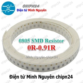 [50 con] điện trở dán smd 0805 5% (2.0x1.2mm) (0r 0.1r 0.15r 0.22r 0.33r 0.47r 0.5r 0.68r 0.75r 0.82r)- [chọn loại]