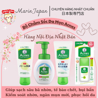 (Nội Địa Nhật Bản) Sữa Rửa Mặt Hỗ Trợ Mụn, Trứng Cá Cho Da Nhạy Cảm Acnes Nhật Bản
