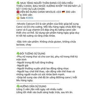 Hàng Chuẩn ĐứcChăm sóc cơ thể canxi + D3