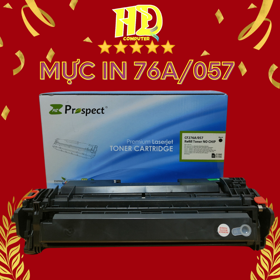 Hộp mực in HP 76A /057 CÓ LỔ ĐỔ MỰC dùng cho máy in HP M304, 404n, 404d, 404dn,...Canon 223d,226d, 2