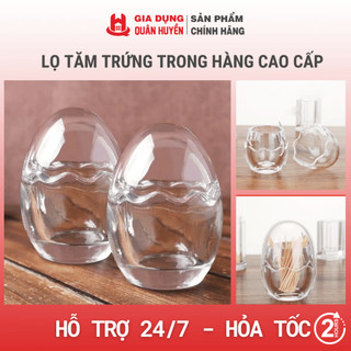 Lọ tăm trứng trong hàng nhập khẩu cao cấp