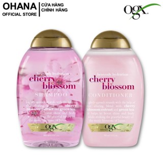 Dầu Gội, Xả OGX Cherry Blossom Chiết Xuất Hoa Anh Đào 385ml