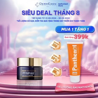 Kem dưỡng ẩm chống lão hóa da, giảm nám tàn nhang DERMEDEN Night Cream Retinol 1% + Niacinamide 5% 50ml