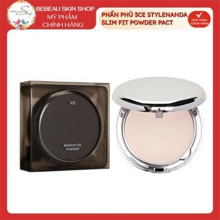Phấn phủ 3CE Makeup Fix Powder kiếm dầu lì mịn giữ tone đến 4h Fair Clear Light - Bebeau