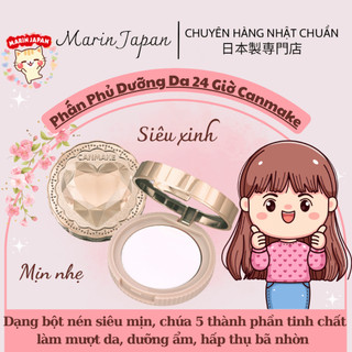 Phấn Phủ Dưỡng Da Canmake 24h Secret Beauty Powder Nhật Bản Phiên Bản Trái Tim Cute