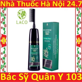 Dầu gội phủ bạc laco black hair, nhuộm tóc thảo dược phủ bạc đen tóc sau 9phút,nhuộm tại nhà an toàn