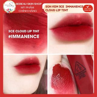 Son Kem 3ce Immanence Cloud Lip Tint Siêu Lì Mềm Mịn Nhẹ Môi