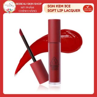 Son kem 3ce Soft Lip Lacquer Null Set, Change Mode, Tawny Red - Bebeau