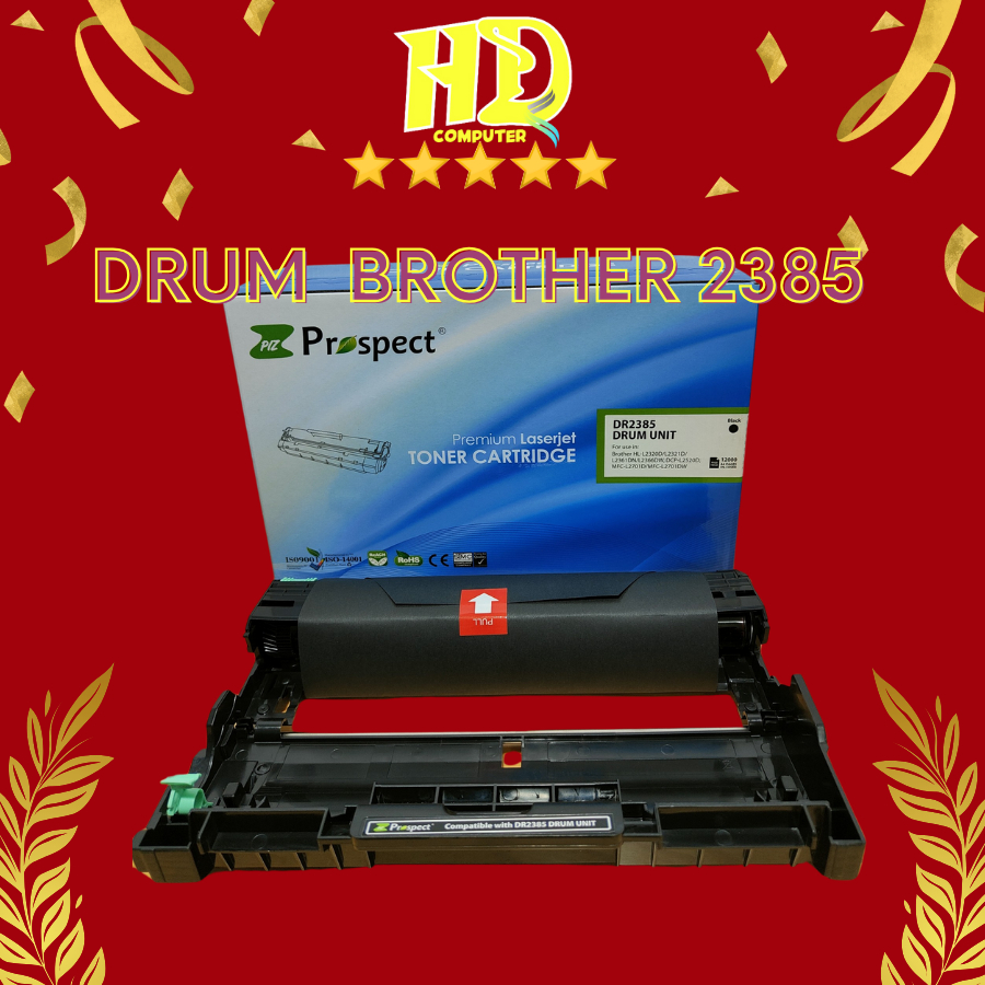 Cụm Drum cho máy In Brother 2385 -HL-L2321D, HL-L2361DN, HL-L2366DW, DCP-L2520D, MFC-L2701D, MFC-L27