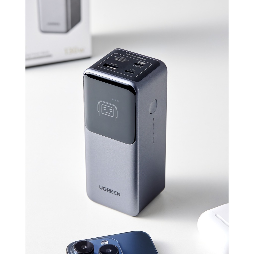 Pin sạc dự phòng UGREEN Nexode PB721 130W dung lượng 20000mah, sạc nhanh PD3.1 100W, với 2 cổng Type C, màn hình LED | BigBuy360 - bigbuy360.vn