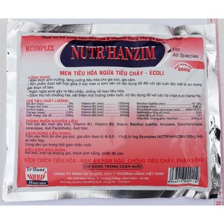 1 Gói B.complex NUTR'HAN zim 500g men tiêu hoá ngừa tiêu ch-ảy - ECOLI