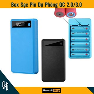 Box sạc dự phòng, Vỏ sạc nhanh 6 cell Q6 (chưa kèm pin)