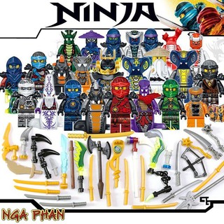 Bộ 24 Ninja Đại Chiến Người Rắn Cực Khủng Ninjago Đồ Chơi Xếp Hình Lắp Ráp MOC DIY