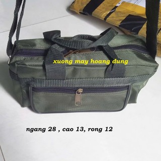 TÚI ĐỒ NGHỀ MINI xanh lính loại dày siêu bền