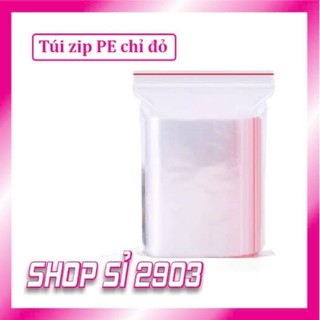 100 gram túi zip viền đỏ