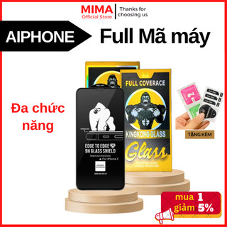 Kính cường lực iphone khung tự dán cho iphone 15 14 13 12 11 Pro Promax X XS XSMax XR 7Plus 8Plus 7 8