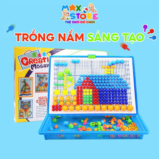 [SIÊU RẺ - Ảnh Thật] Đồ chơi trồng nấm nhựa sáng tạo cho bé