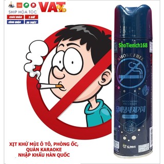 Nước hoa xịt phòng sandokkaebi khử mùi thuốc lá 370ml hương bạc hà ti767