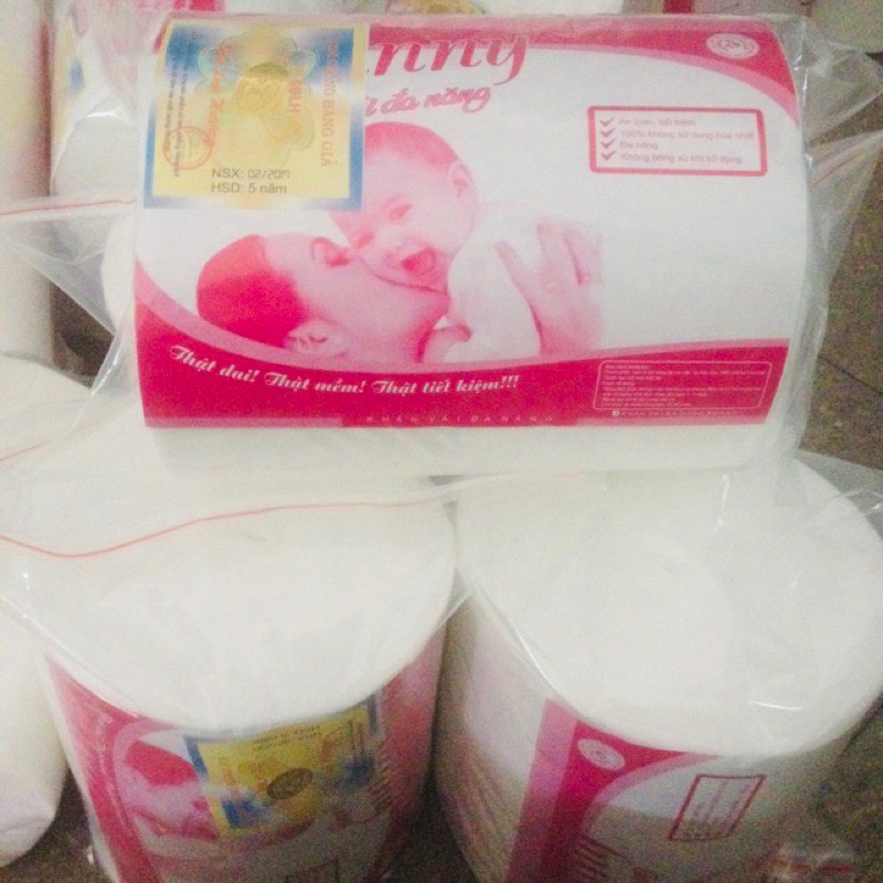 Khăn vải khô đa năng cho bé (dạng cuộn)