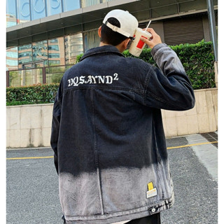 [Loại 1] Áo khoác jean nam nữ Unisex Hàn Quốc thời trang trẻ màu đen sương trắng form rộng CHI2020