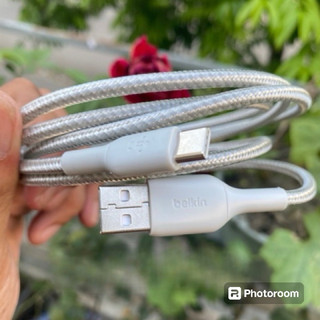 [SIÊU BỀN] Cáp sạc Belkin USB-type C dài 1m5, bọc dù cực chắc chắn, siêu bền chuẩn Mỹ