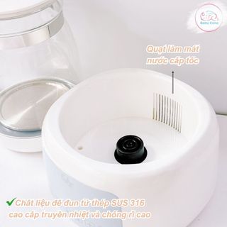 Máy Đun Và Hâm Nước Pha Sữa Fatz Baby Quick 12 Plus - BH 12 tháng chính hãng