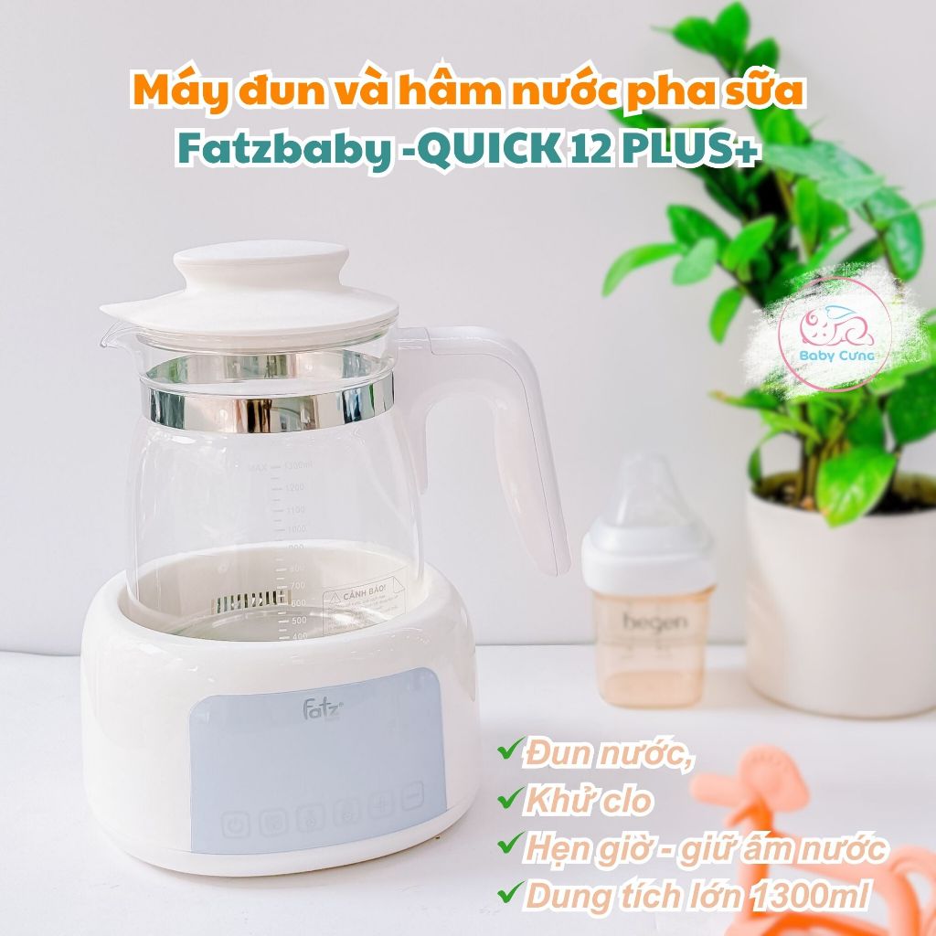 Máy Đun Và Hâm Nước Pha Sữa Fatz Baby Quick 12 Plus - BH 12 tháng chính hãng
