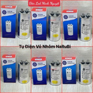 Tụ Nhôm NaRuBi Cao Cấp Tụ Máy Nén Điều Hòa 450VAC 10UF Đến 120UF