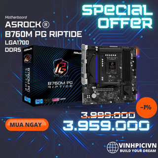 Mainboard asrock b760m pg riptide
