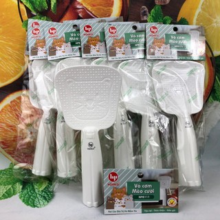 Vá xới cơm MÈO CƯỜI HPB111 bằng nhựa cao cấp HOFACO - Vá chịu nhiệt tốt, an toàn